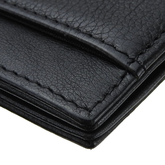 CHANEL Card Case A70261 Grain Calfskin Leather black