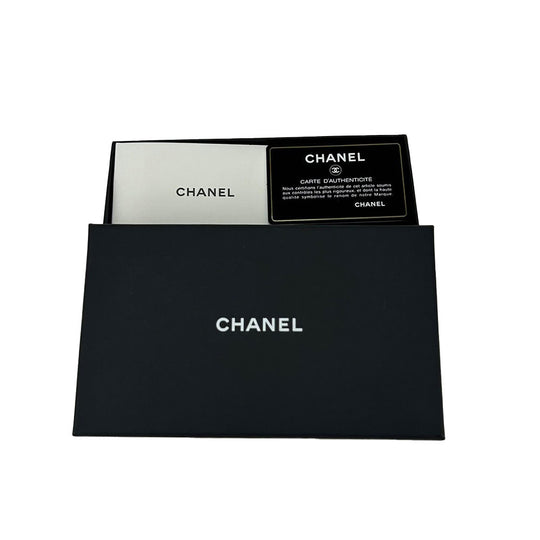 CHANEL Card Case A70261 Grain Calfskin Leather black