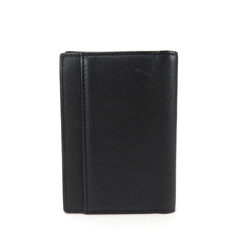 CHANEL Card Case A70261 Grain Calfskin Leather black