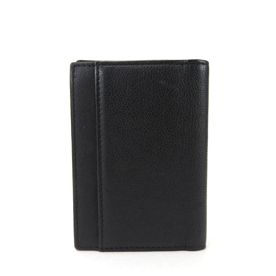 CHANEL Card Case A70261 Grain Calfskin Leather black