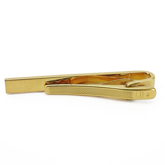 Dunhill cuffs metal gold mens Used Authentic