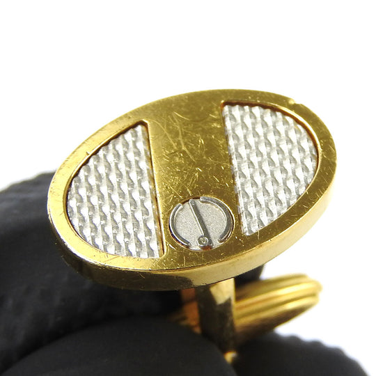 Dunhill cuffs metal gold mens Used Authentic