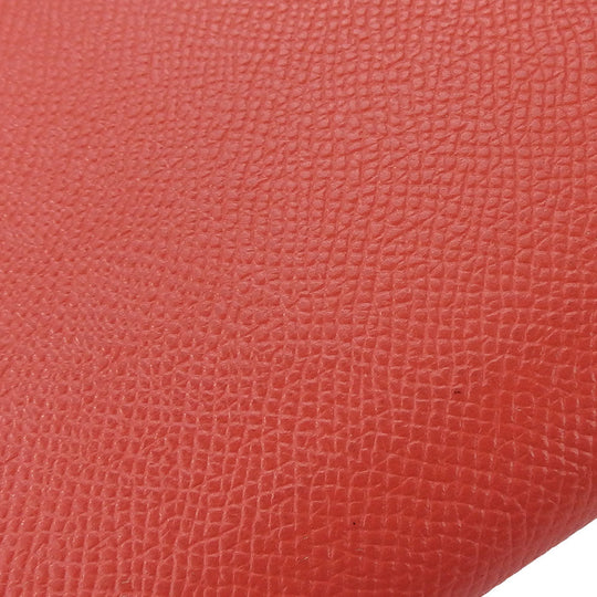 HERMES Long Wallet Purse Epsom Pink type Azap Long Silk Inn Women Used Authentic