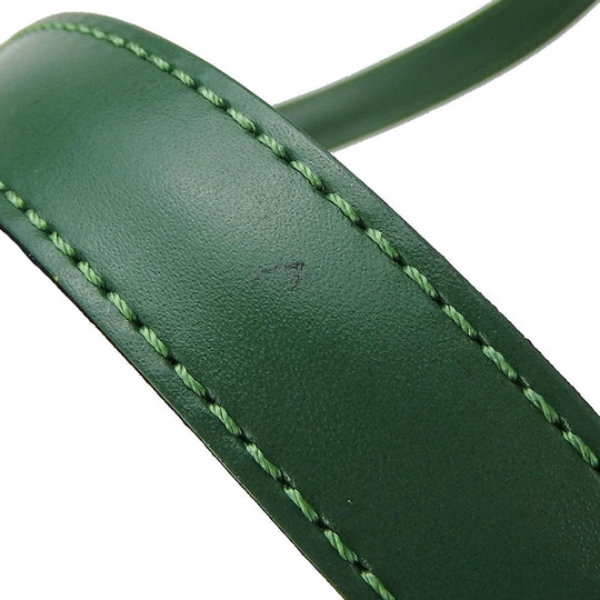 LOUIS VUITTON Tote Bag M52334 Epi Leather green Sun jack shopping Women Used Authentic