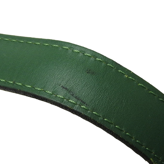 LOUIS VUITTON Tote Bag M52334 Epi Leather green Sun jack shopping Women Used Authentic