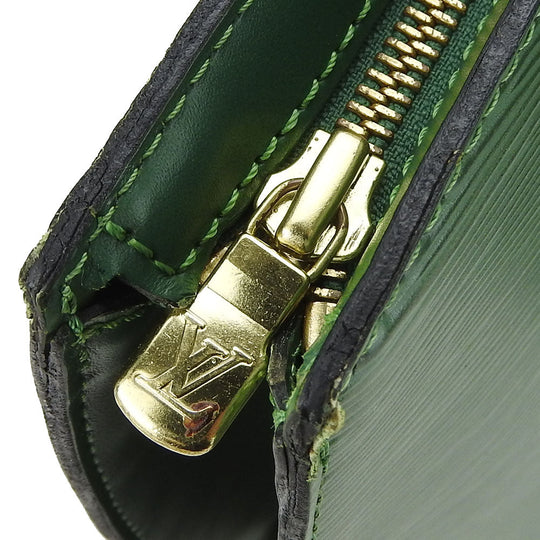 LOUIS VUITTON Tote Bag M52334 Epi Leather green Sun jack shopping Women Used Authentic