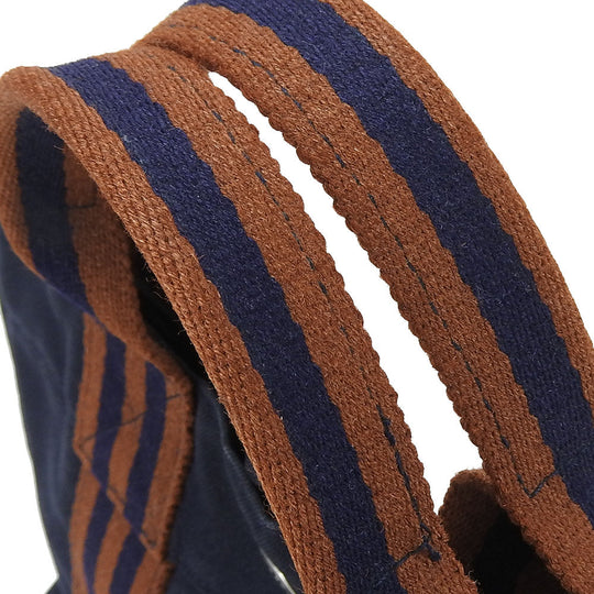 HERMES Tote Bag canvas Navy Fool ToePM unisex(Unisex) Used Authentic