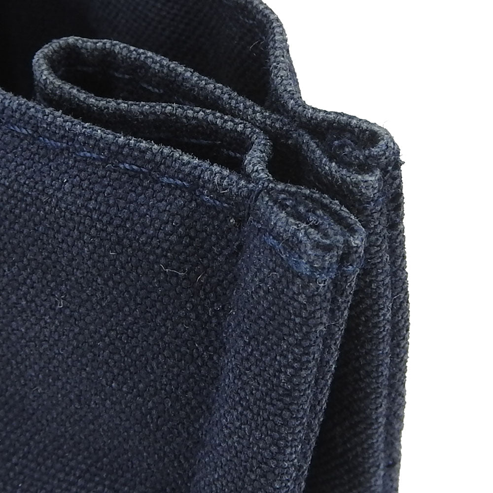 HERMES Tote Bag canvas Navy Fool ToePM unisex(Unisex) Used Authentic