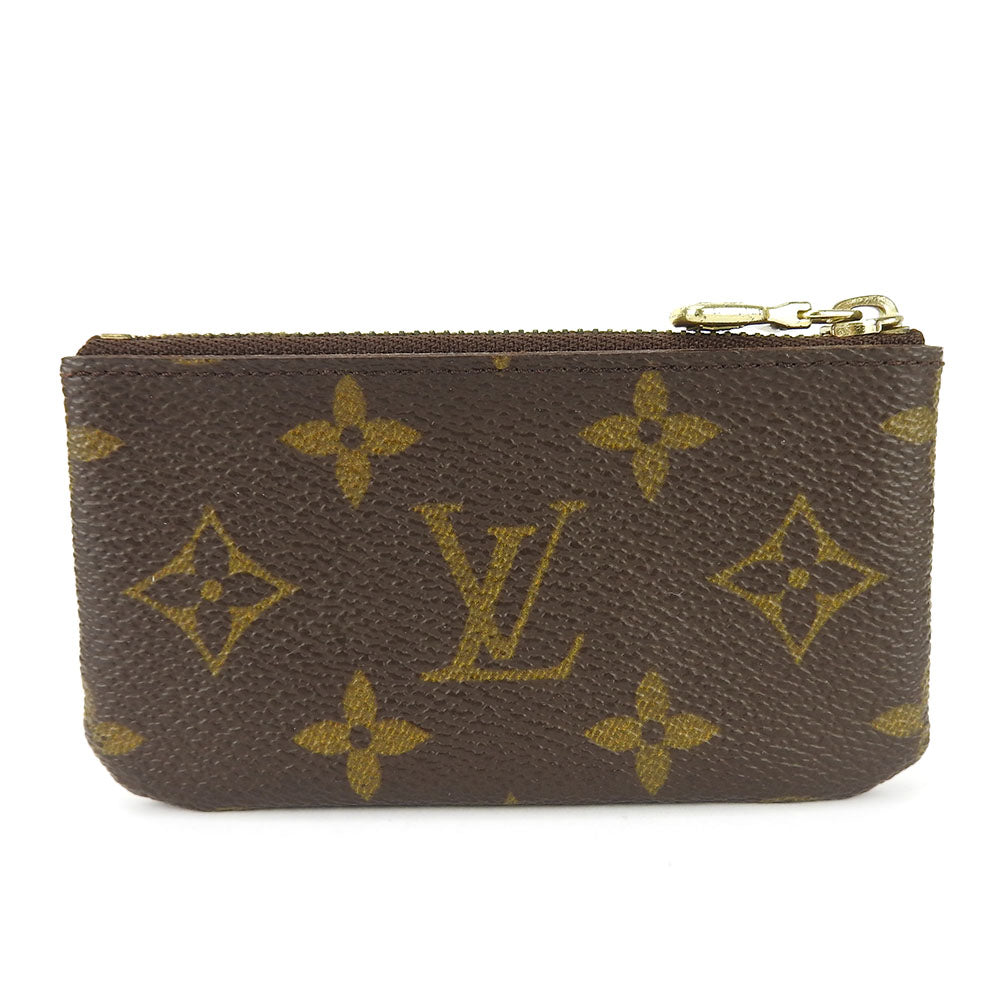 LOUIS VUITTON Coin case M62650 Monogram Brown Pochette Kle mens(Unisex) Used Authentic