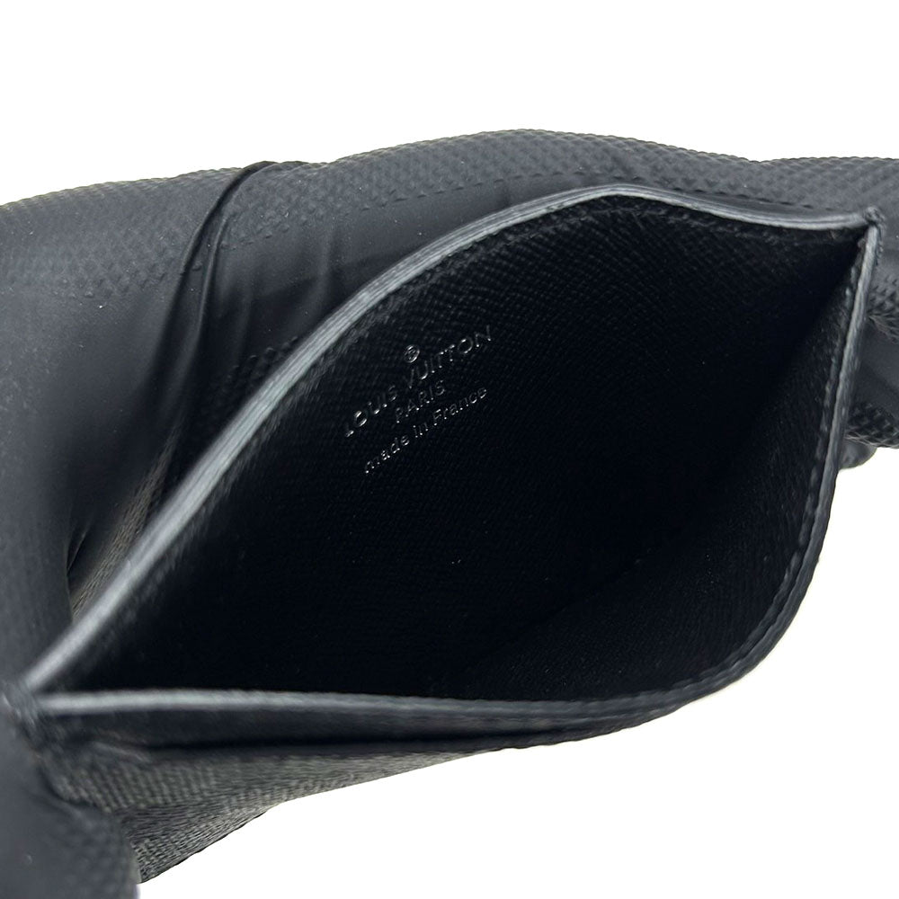 LOUIS VUITTON Card Case N62666 Damier Grafitte black Neo Porte Cartes unisex(Unisex) Used Authentic