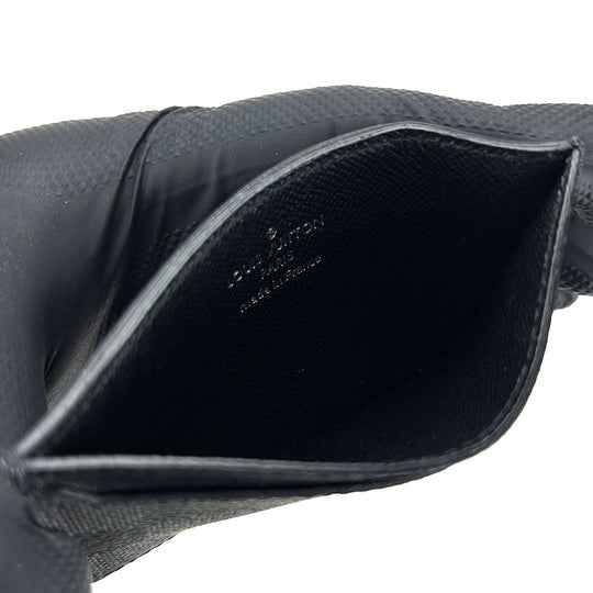 LOUIS VUITTON Card Case N62666 Damier Grafitte black Neo Porte Cartes unisex(Unisex) Used Authentic