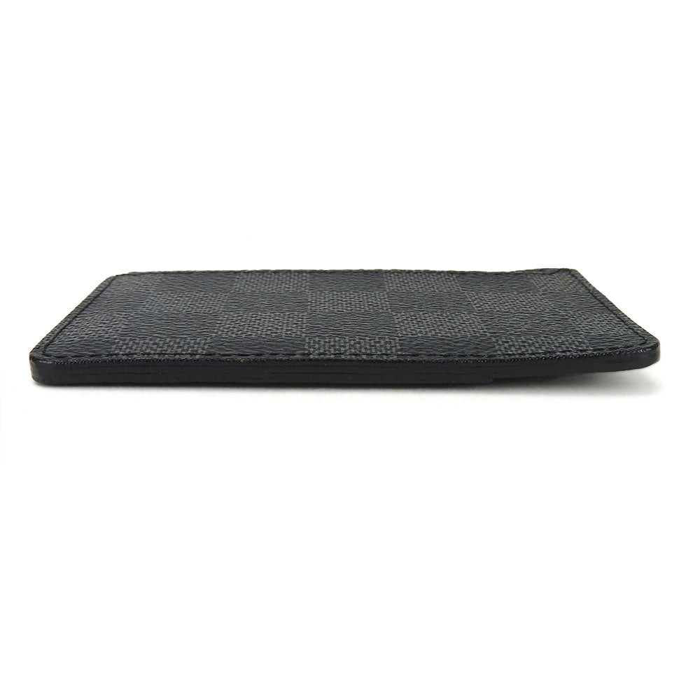 LOUIS VUITTON Card Case N62666 Damier Grafitte black Neo Porte Cartes unisex(Unisex) Used Authentic