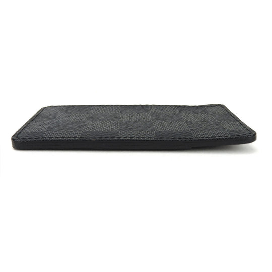 LOUIS VUITTON Card Case N62666 Damier Grafitte black Neo Porte Cartes unisex(Unisex) Used Authentic