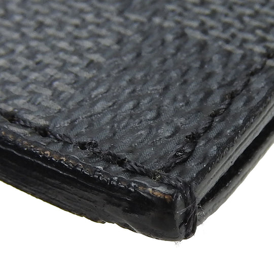 LOUIS VUITTON Card Case N62666 Damier Grafitte black Neo Porte Cartes unisex(Unisex) Used Authentic