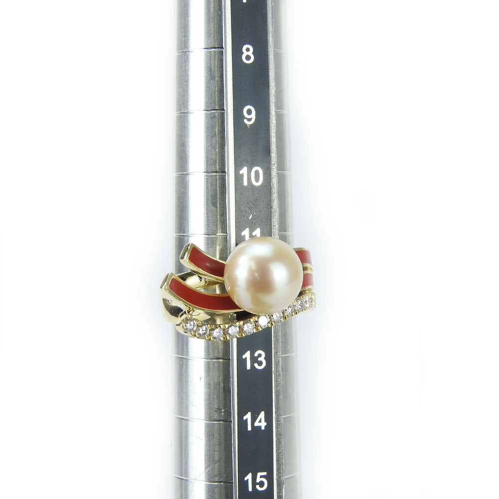 TASAKI Ring K18 yellow gold Yellow Gold Women Used Authentic