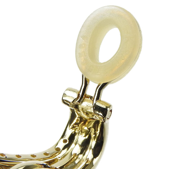 TASAKI Earring K18 Yellow Gold, Diamond Yellow Gold Women Used Authentic