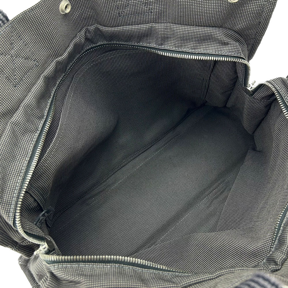 HERMES Tote Bag canvas gray MM Her Line unisex(Unisex) Used Authentic