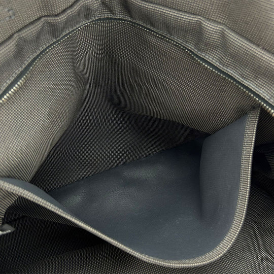 HERMES Tote Bag canvas gray MM Her Line unisex(Unisex) Used Authentic
