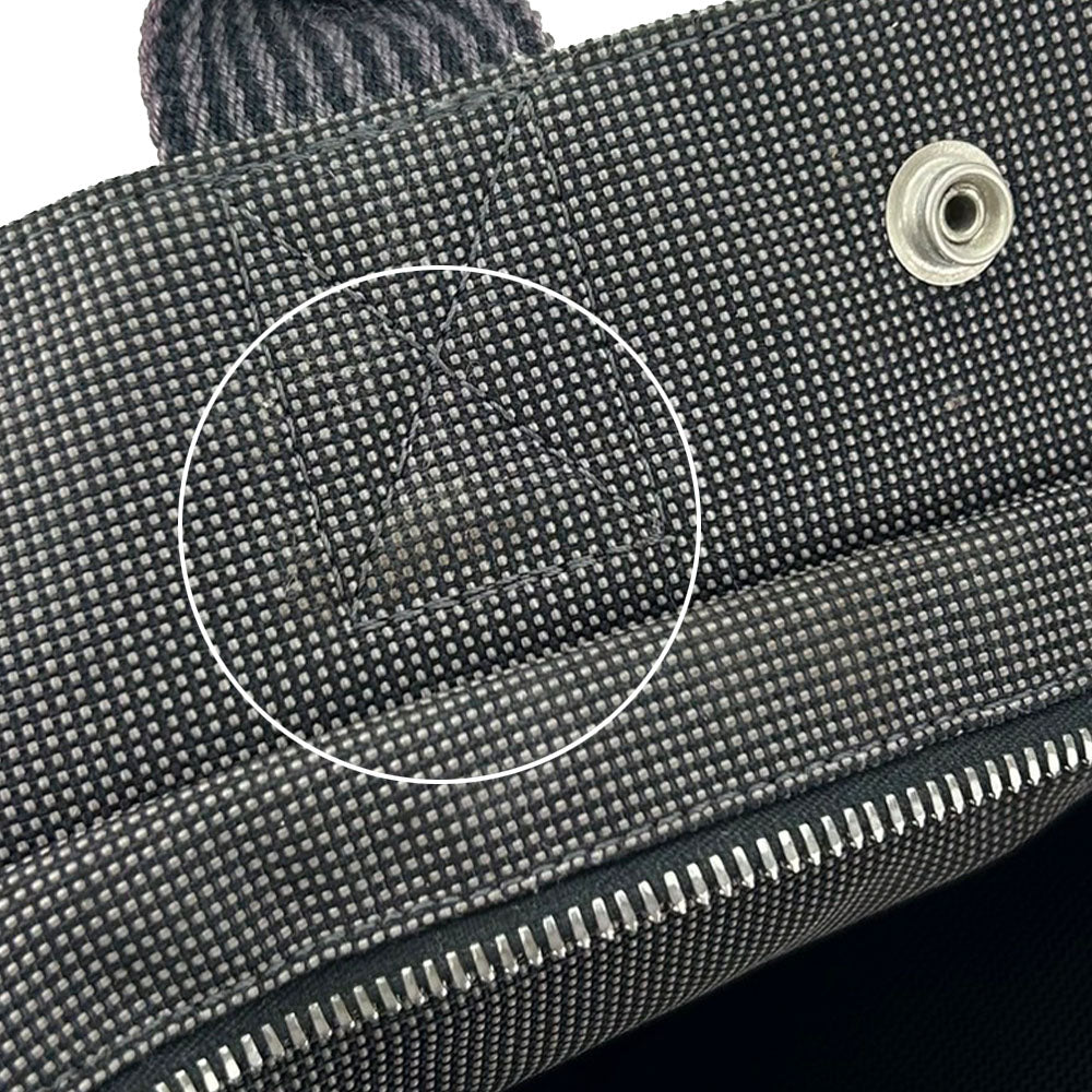 HERMES Tote Bag canvas gray Her Line Tote PM unisex(Unisex) Used Authentic