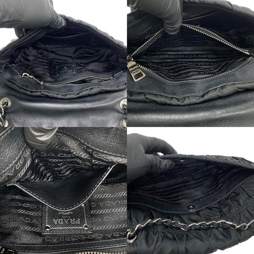 PRADA Shoulder Bag Nylon black