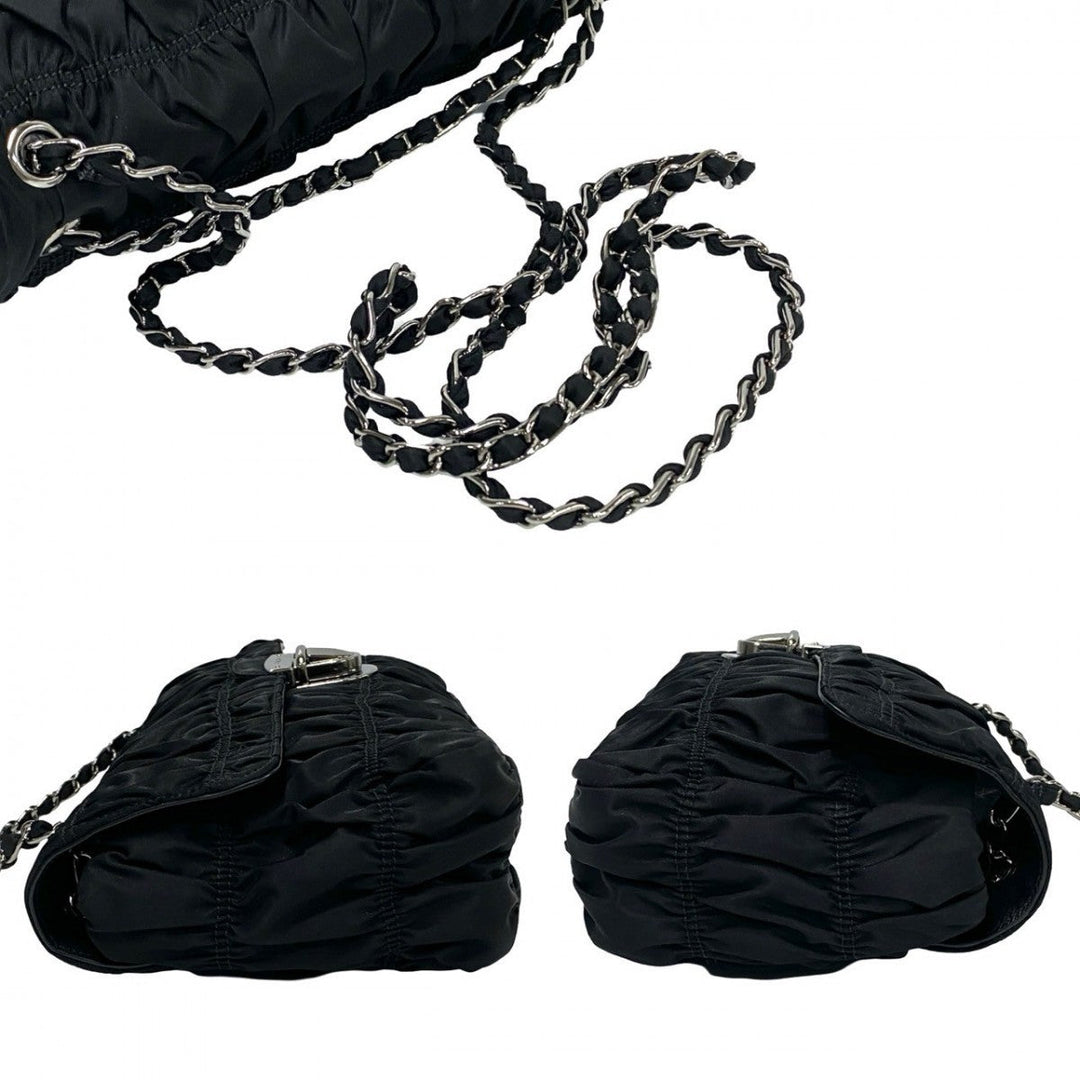 PRADA Shoulder Bag Nylon black