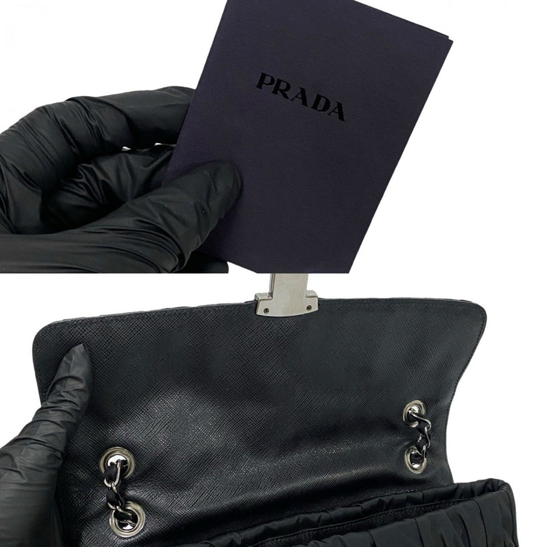 PRADA Shoulder Bag Nylon black