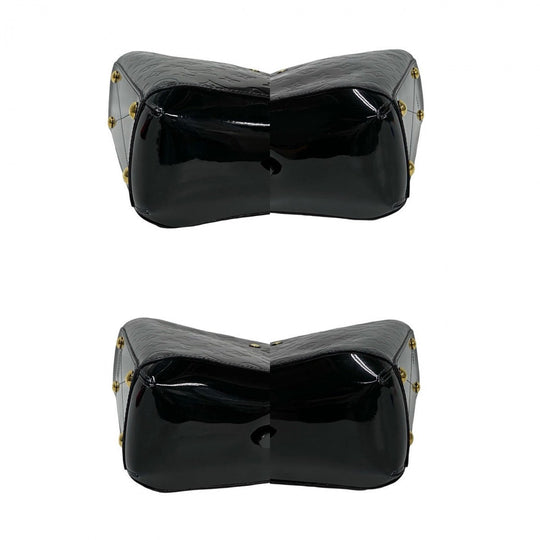 LOUIS VUITTON Shoulder Bag M50171 Patent leather black Monogram Vernis Montaigne BB