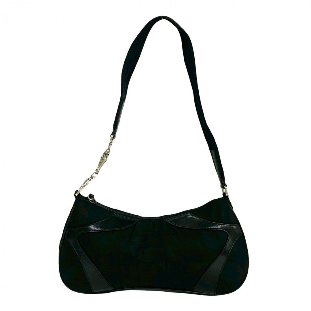 PRADA Shoulder Bag leather black