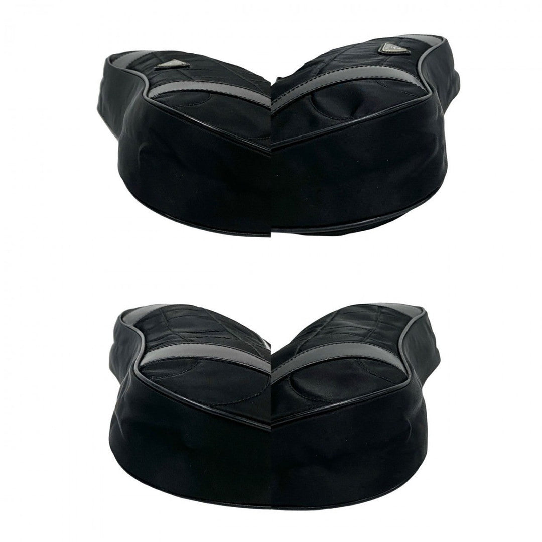 PRADA Shoulder Bag leather black