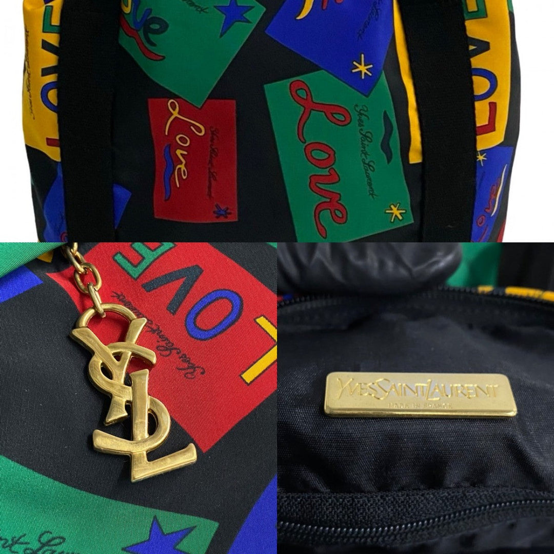 YVES SAINT LAURENT Tote Bag Nylon multicolor LOVE