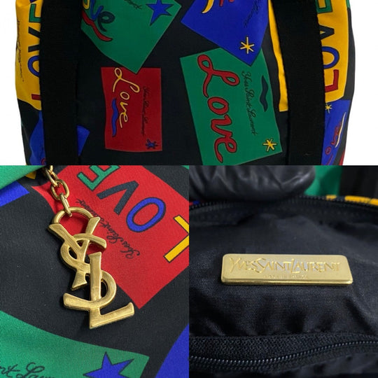 YVES SAINT LAURENT Tote Bag Nylon multicolor LOVE