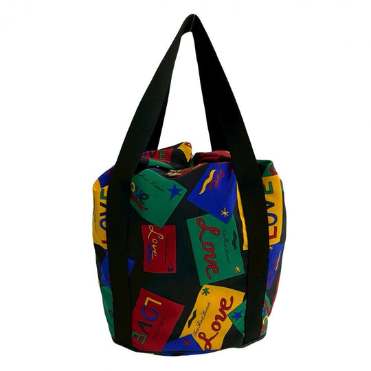 YVES SAINT LAURENT Tote Bag Nylon multicolor LOVE