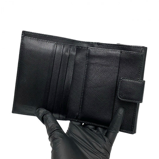 PRADA Bifold Wallet leather black