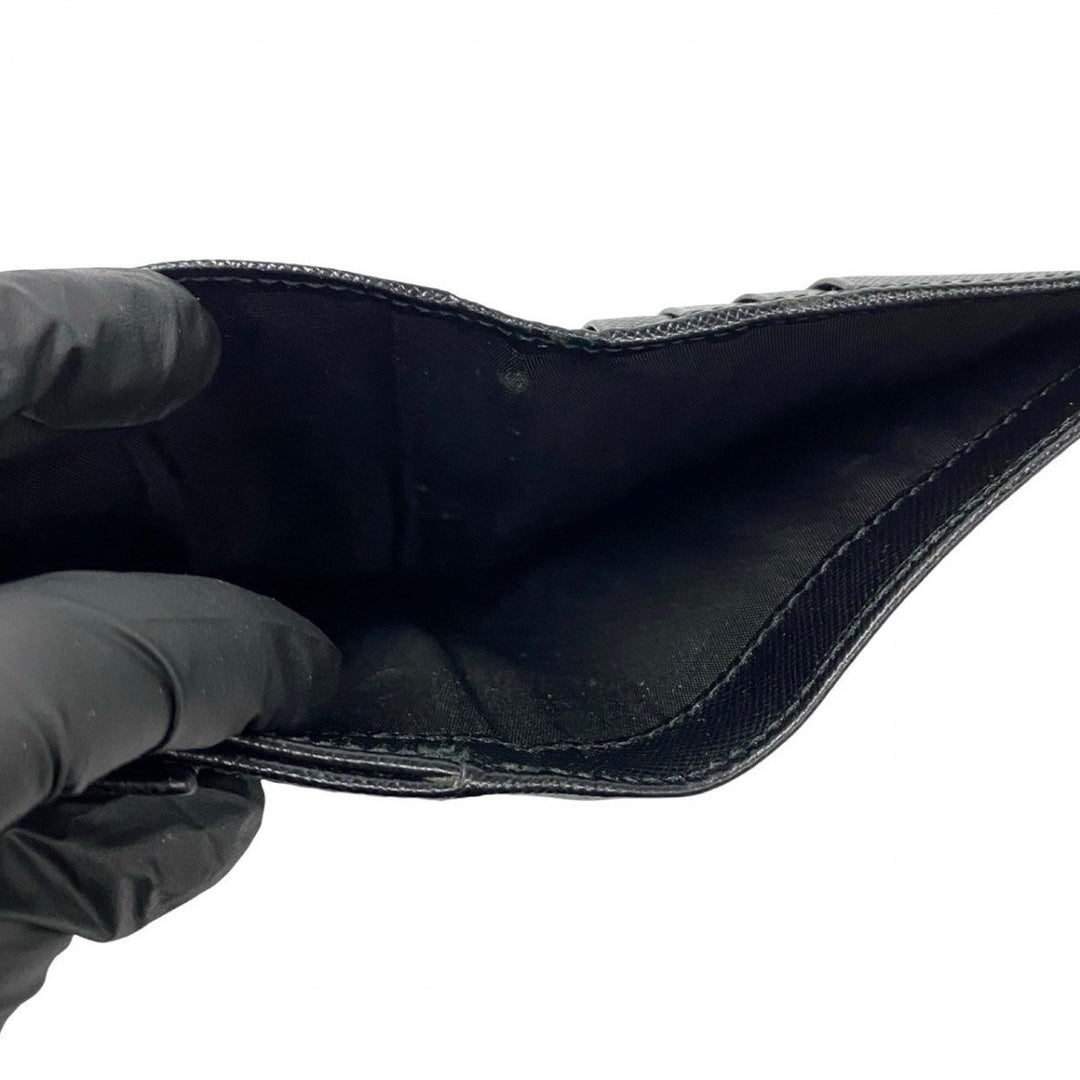 PRADA Bifold Wallet leather black