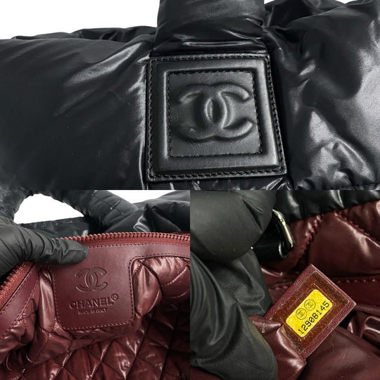CHANEL Tote Bag Nylon black Cococoon