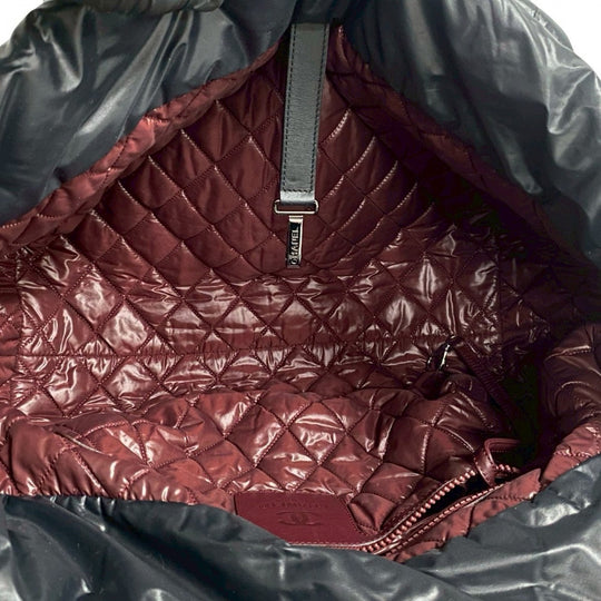 CHANEL Tote Bag Nylon black Cococoon