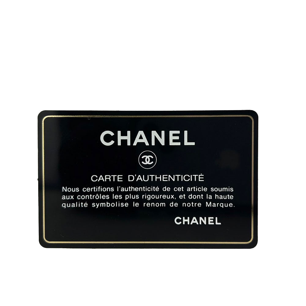 CHANEL Tote Bag Leather, Tweed black Portello Women Used Authentic