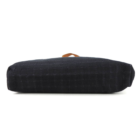 HERMES Tote Bag Cotton canvas, leather black Amedaba GM unisex(Unisex) Used Authentic
