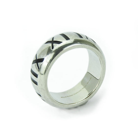 TIFFANY&Co. Ring Silver925 Silver Atlas Women Used Authentic