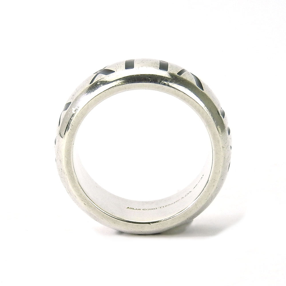 TIFFANY&Co. Ring Silver925 Silver Atlas Women Used Authentic