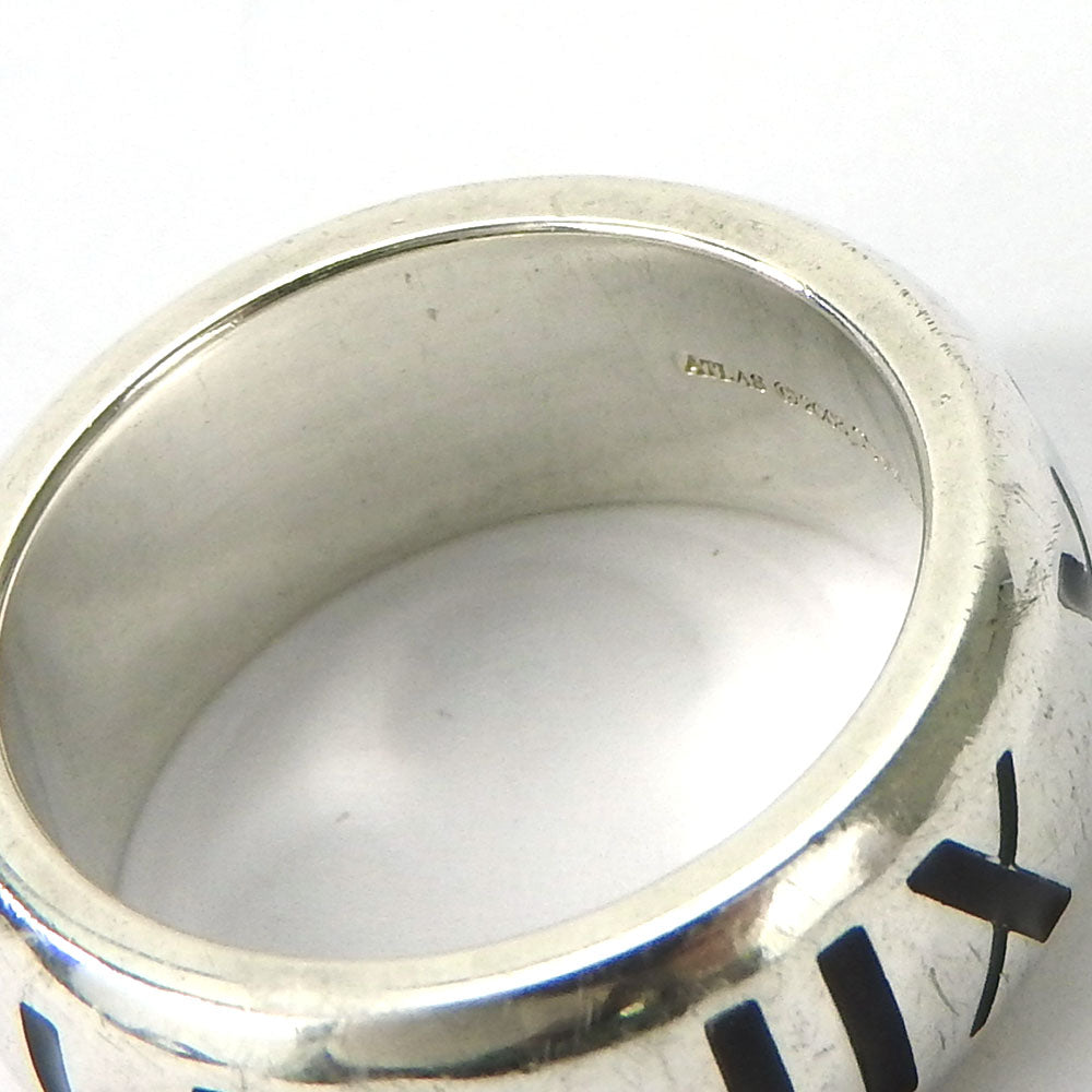 TIFFANY&Co. Ring Silver925 Silver Atlas Women Used Authentic
