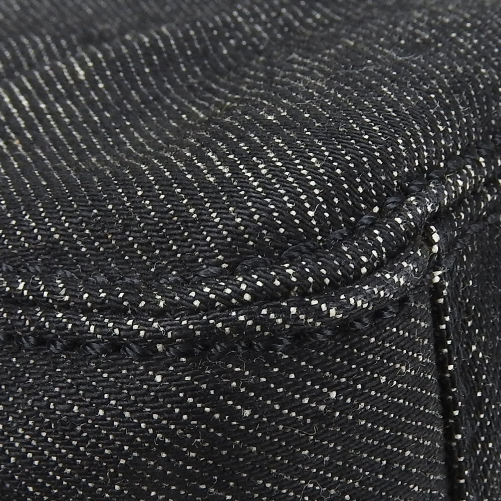 CHANEL Handbag Denim, Leather black Women Used Authentic