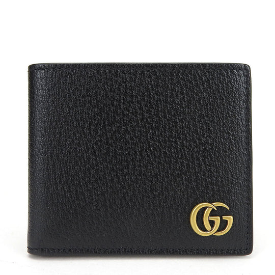 GUCCI Bill Compartment 428726 leather black unisex(Unisex) Used Authentic