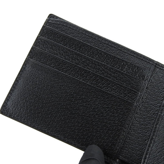 GUCCI Bill Compartment 428726 leather black unisex(Unisex) Used Authentic