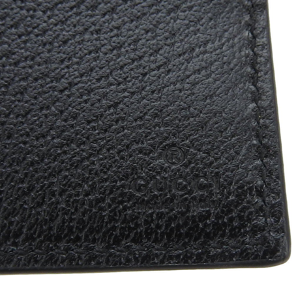 GUCCI Bill Compartment 428726 leather black unisex(Unisex) Used Authentic