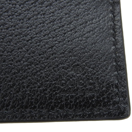 GUCCI Bill Compartment 428726 leather black unisex(Unisex) Used Authentic
