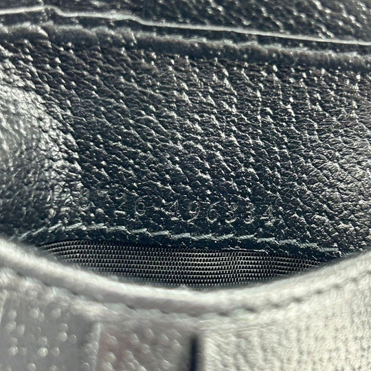 GUCCI Bill Compartment 428726 leather black unisex(Unisex) Used Authentic