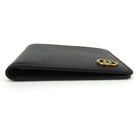 GUCCI Bill Compartment 428726 leather black unisex(Unisex) Used Authentic
