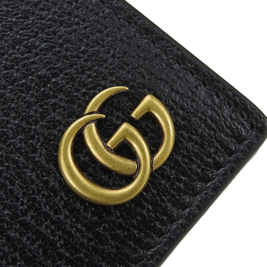 GUCCI Bill Compartment 428726 leather black unisex(Unisex) Used Authentic