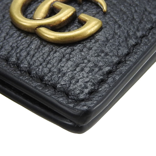 GUCCI Bill Compartment 428726 leather black unisex(Unisex) Used Authentic